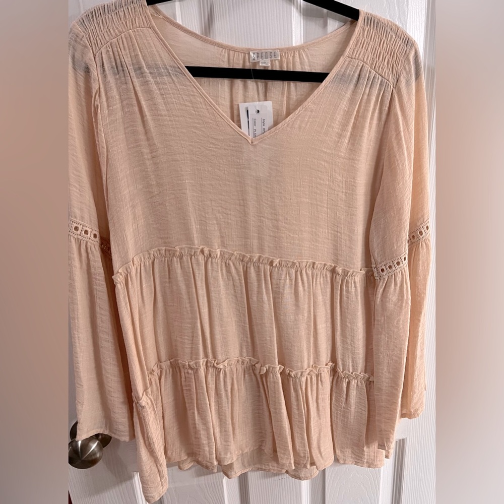 Spense tunic top in natural color